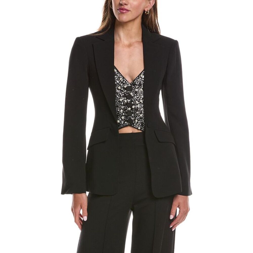 Cinq À Sept Womens  Cynthia Blazer, Black